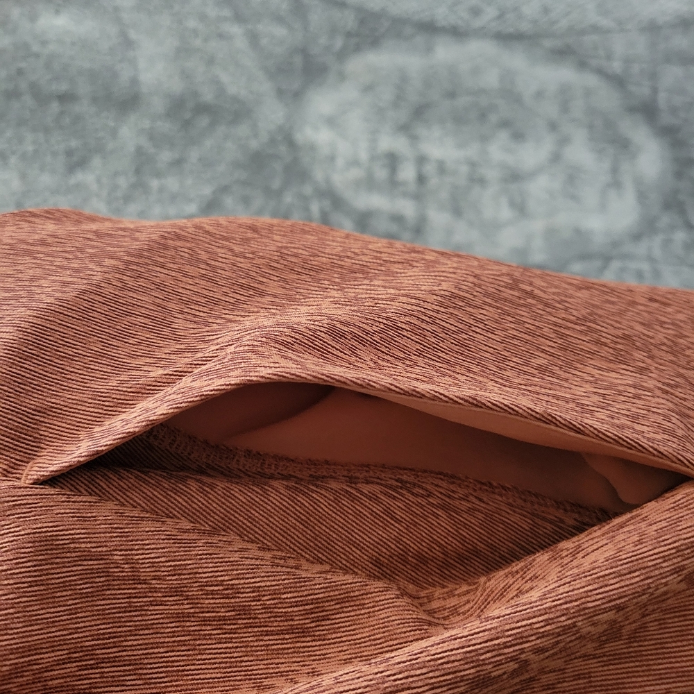 Athleta Echo Sleeveless Midi Crepe Dress NWOT Women’s Size Medium Bronze Rust - Picture 11 of 14